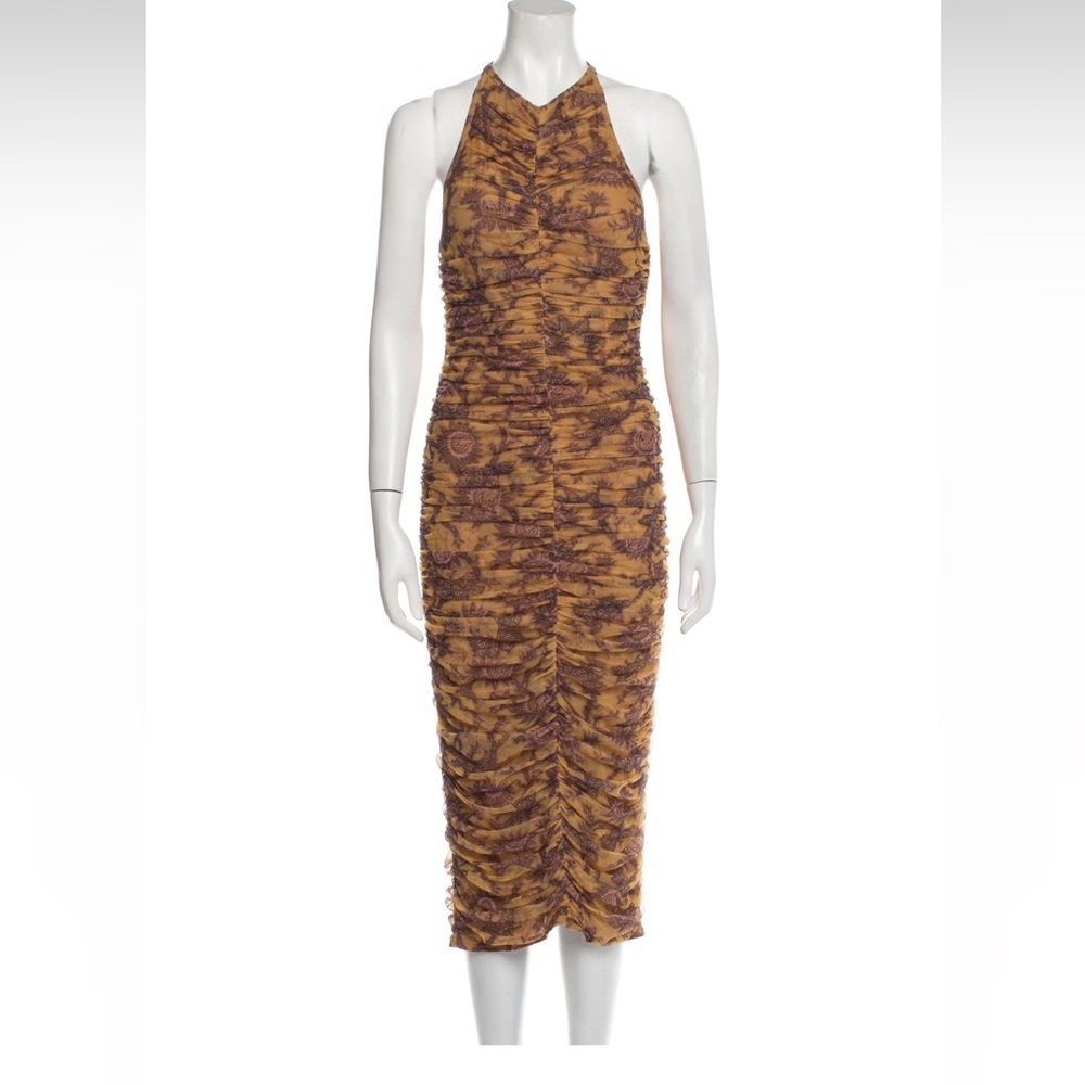 A.L.C. Adrienne Dress in Deep Yellow